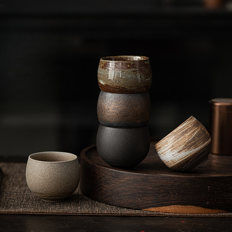 Coffee Tea And Sugar Set - Kung Fu Çay Seti, Japon Seramik