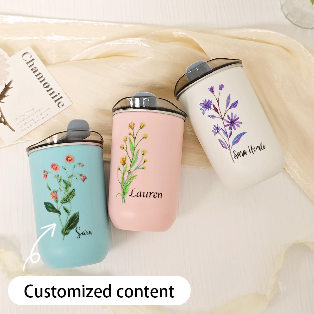 Kişiye Özel Doğum Çiçeği Desen - Coffee Tea Name incelemesi ve fiyatı