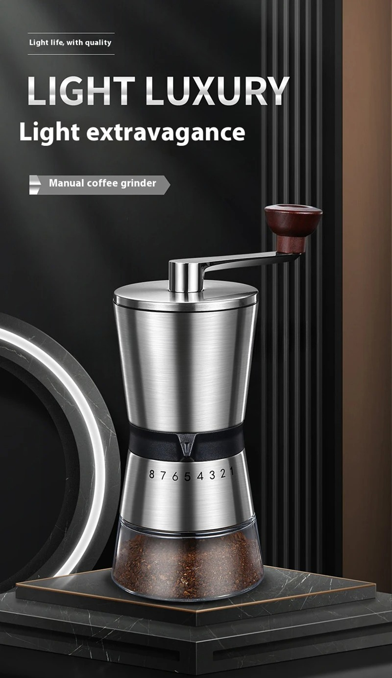 Ayarlanabilir Ev Tipi Portatif - Burr Hand Grinder incelemesi ve fiyatı