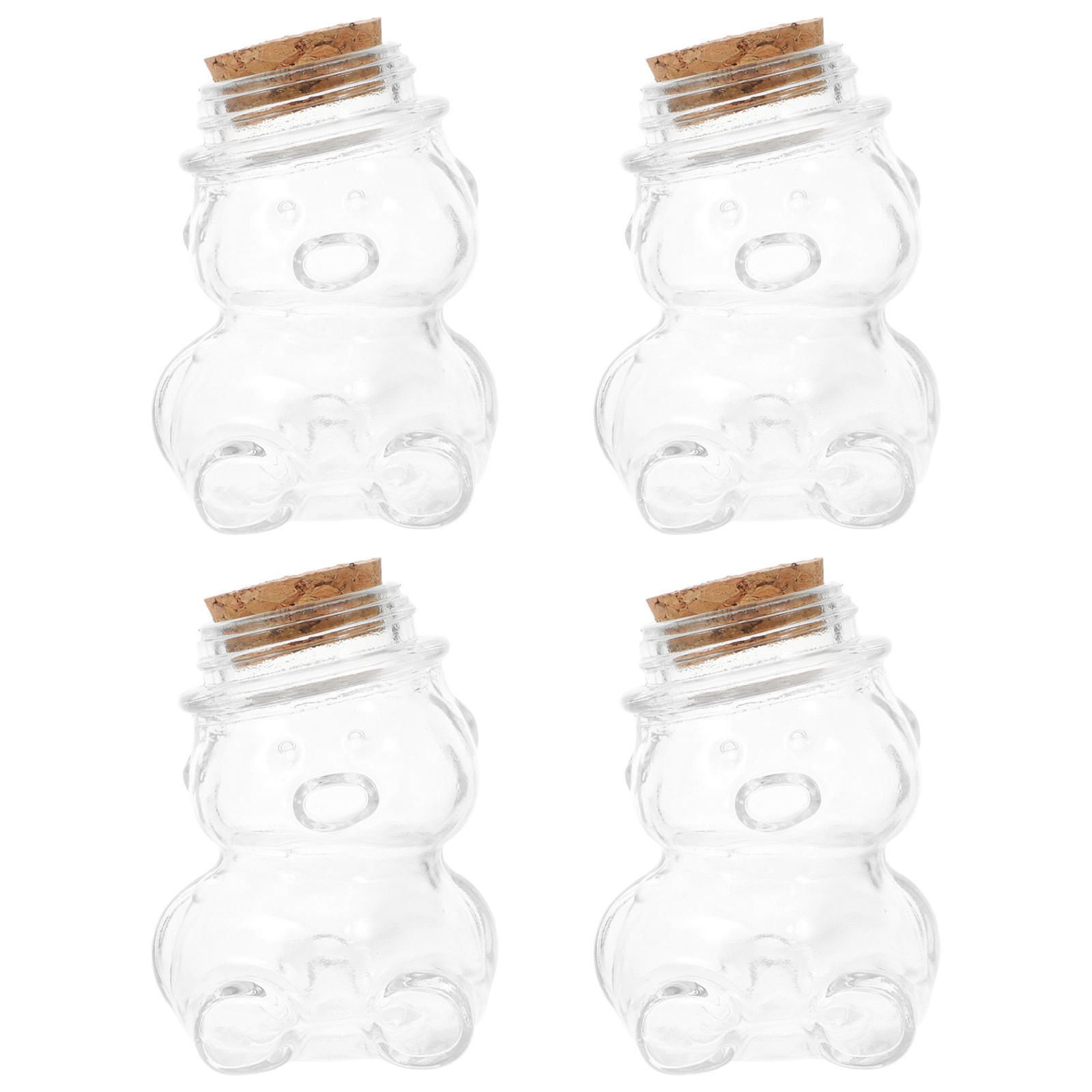 4 Adet Şeffaf Cam Şekerlik Set - Coffee Tea And Sugar Set incelemesi ve fiyatı