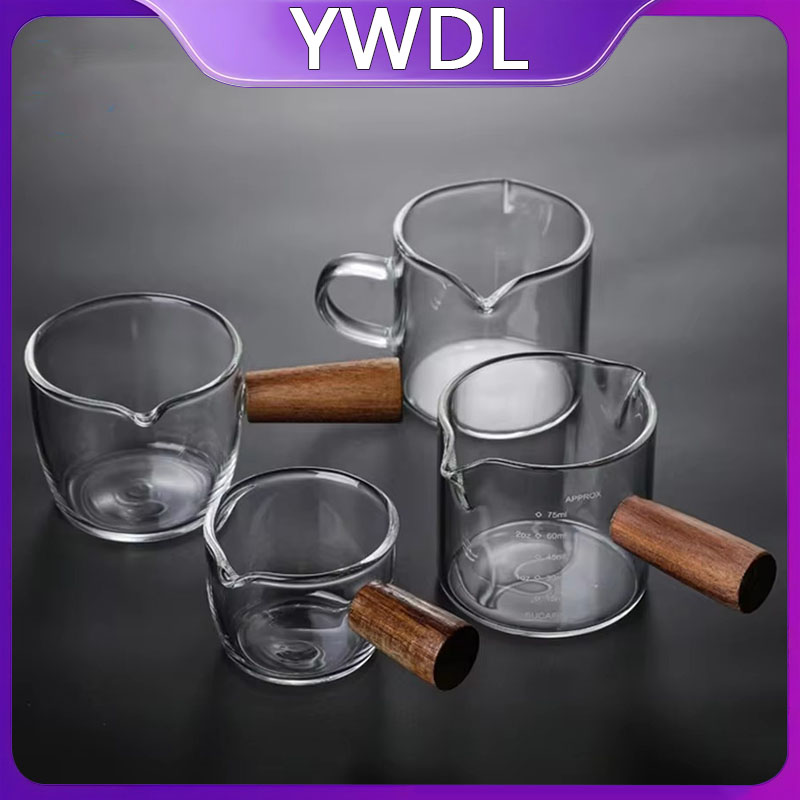 50-250 ml Ahşap Saplı Cam Espr - Barista Milk Jug incelemesi ve fiyatı