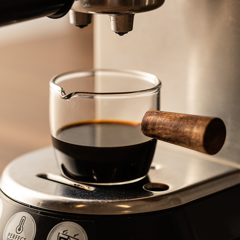 50-250 ml Ahşap Saplı Cam Espr - Barista Milk Jug incelemesi ve fiyatı